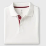 Polo T-shirt white folded