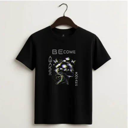 Awaken Graphic T-shirts black