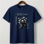Awaken Graphic T-shirts naby blue