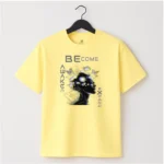 Awaken Graphic T-shirts yellow