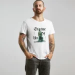 Statue of Unity T-shirt dri-fit front view patriotic