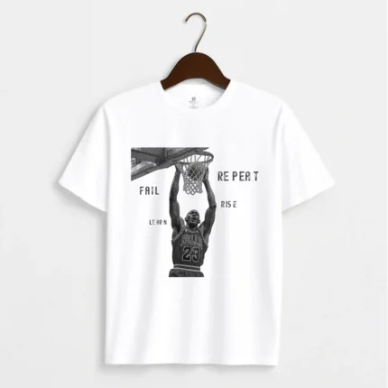 Halo Ori Michael Jordan motivational T-shirt front view