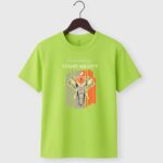 elephant print tshirt kiwi green