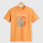 elephant print tshirt amber