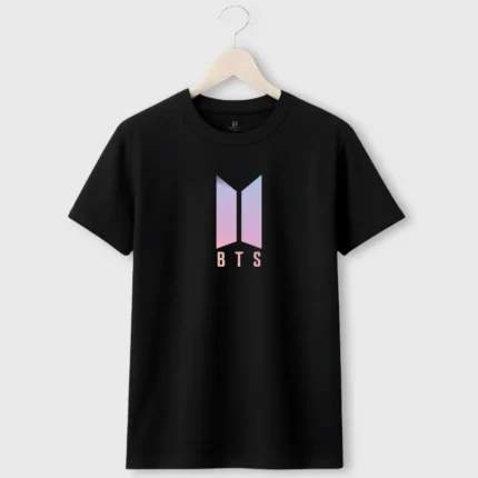 bts inspired t-shirt black color